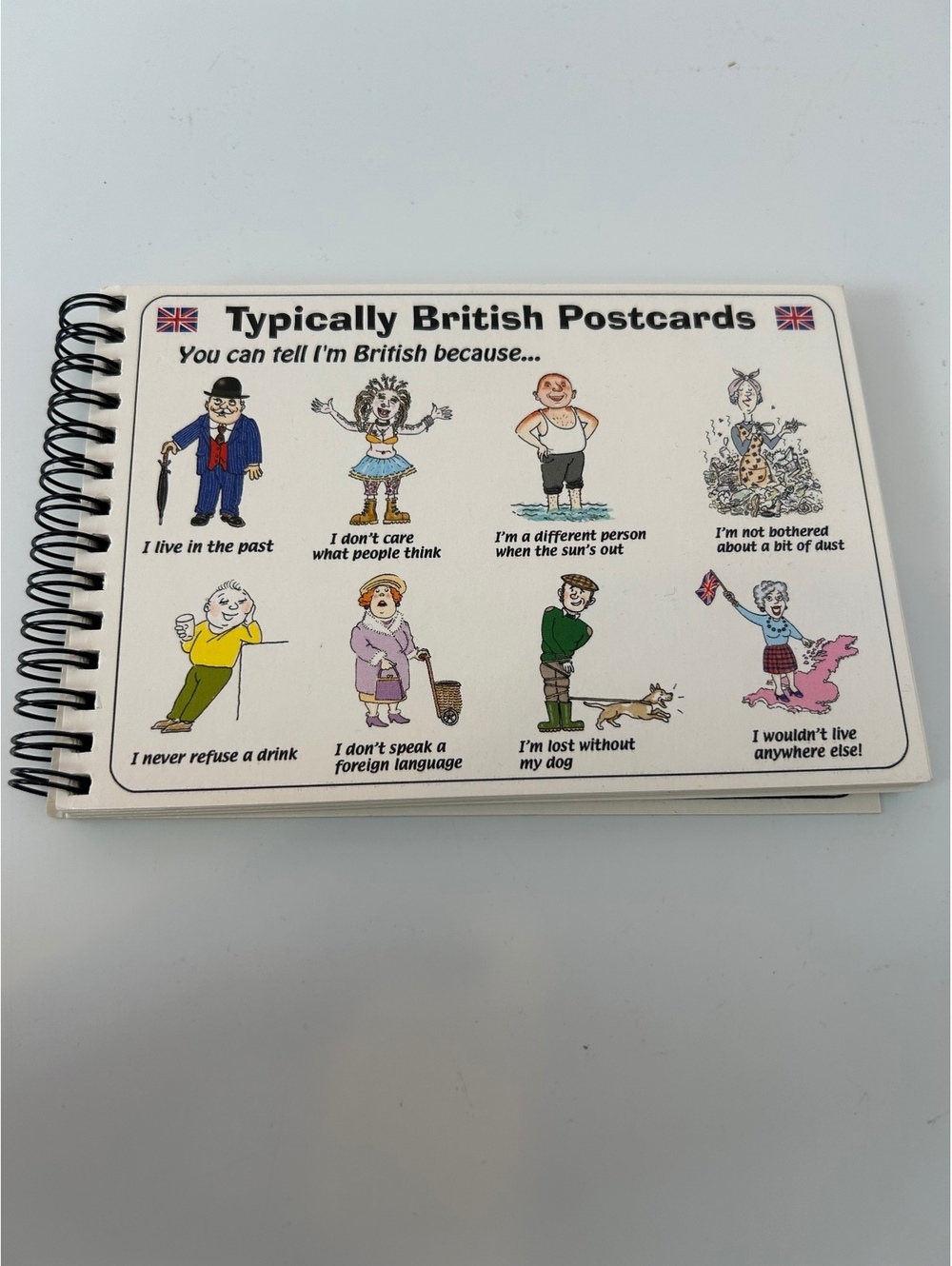 Typically British Postcards booklet